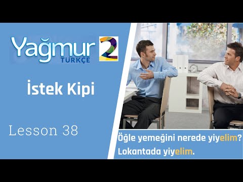 Turkish Elementary Lesson 38, Let's go, Haydi gidelim. İstek Kipi