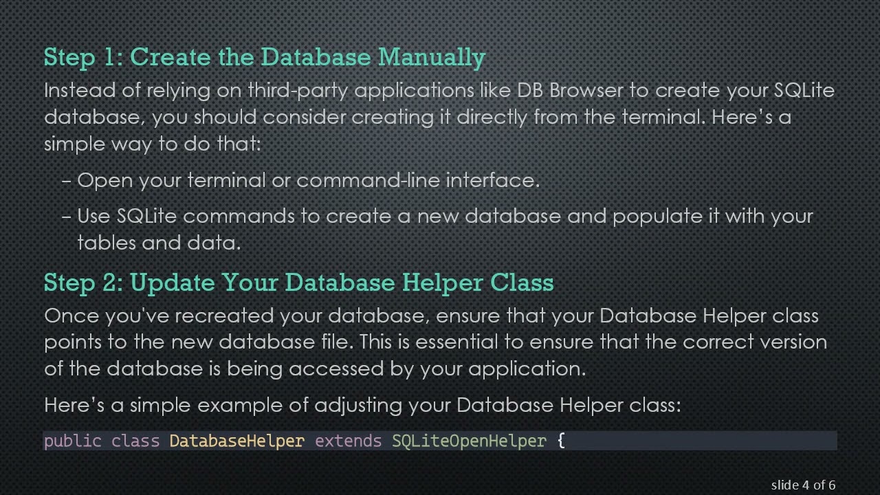 Troubleshooting: Why You Can't Retrieve Data from Your SQLite Database in Android Fixed!