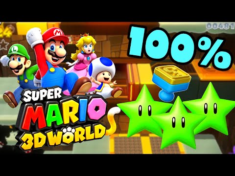 6-7 Fuzzy Time Mine 🎪 Super Mario 3D World Switch + Wii U 🎪 All Green Stars + Stamp