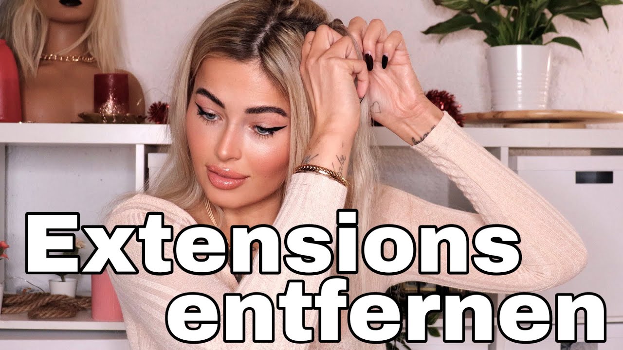 Ich nehme meine TAPE IN EXTENSIONS RAUS 😱 Extensions entfernen mit 70% Alkohol