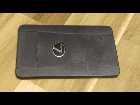 Lexus Smart Key Wallet Card Battery Replacement - Valet Keyless Entry Remote