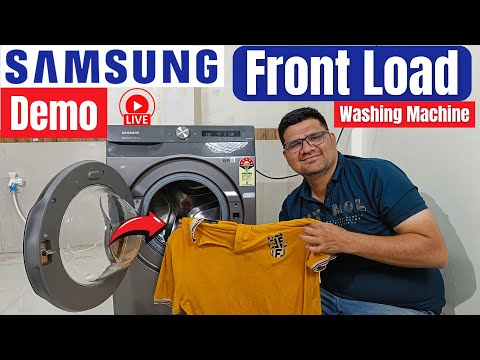 Thumbnail for Samsung Front Load Washing Machine Demo ⚡ How to Use Samsung Front Load Washing Machine