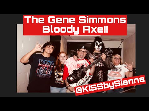 The Gene Simmons Bloody Axe!!!