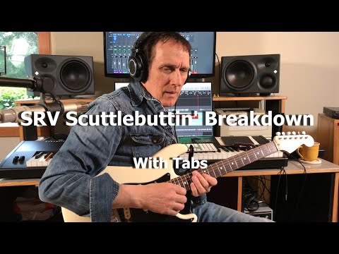 SRV Scuttle Buttin' Breakdown with Tabs!!