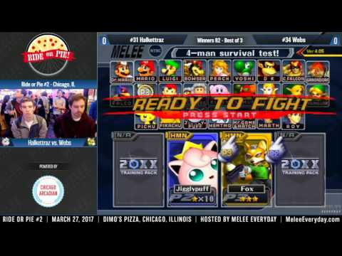 Ride or Pie 2 - Webs (Fox) vs. Halkettraz (Puff) - SSBM - Winners R2