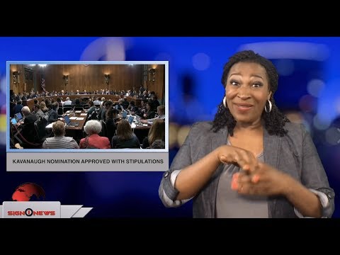 Kavanaugh nomination approved with stipulations (ASL - 9.28.18)