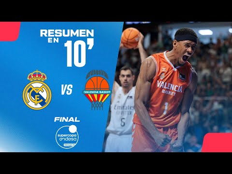 10-minute summary: Real Madrid vs. Valencia Basket - Endesa Super Cup Final 2025