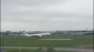 Iran Air Airbus A300 landing at Amsterdam Schiphol