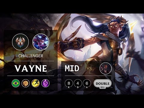 Vayne Mid vs Lucian - BR Challenger Patch 9.24