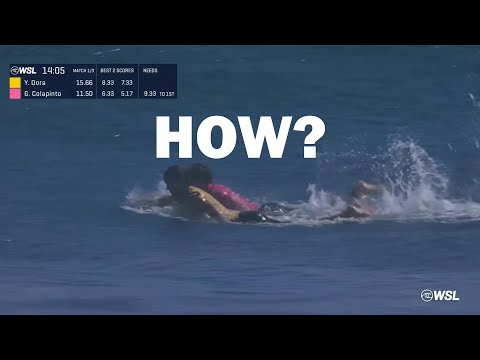 How Did Yago Dora Overtake Griffin Colapinto in the Paddle Battle from the Lexus WSL Finals