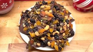 The EASIEST Christmas Candy You Can Make with Leftover Chocolate!