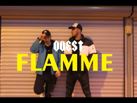 OUEST - FLAMME [ Official Video ] [ Prod. Benihana Boy ]