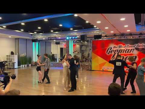 Paolo Iannello & Arantxa Lebon, West Coast Swing, German Open 2022, Advanced J&J Finals - AllSkate