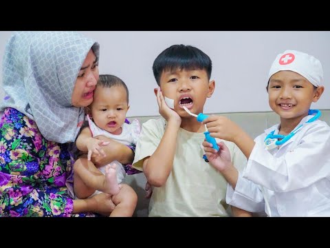 DRAMA DOKTER DOKTERAN DAVIN SAKIT GIGI 🥴 | Davino Vlog