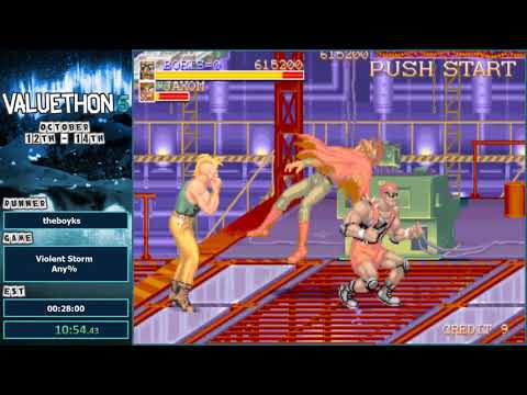 Valuethon 5 - Violent Storm Any% Speedrun by TheBoyks