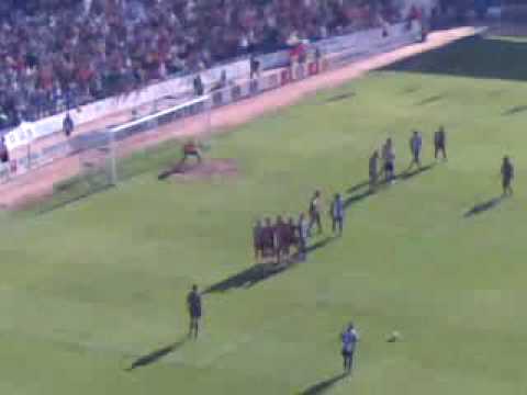 Gol de Abel Aguilar al Tenerife (Hércules 3 - 1 Tenerife 16.05.09)