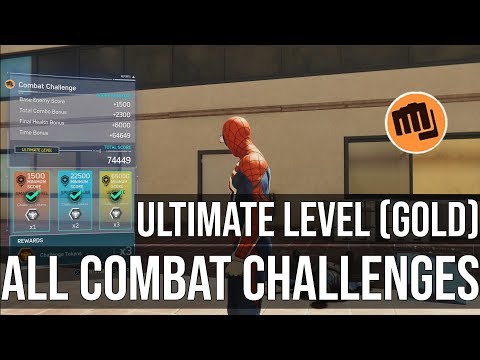 Taskmaster Combat Challenges - Ultimate Level (Gold) - Marvel's Spider-Man PS4