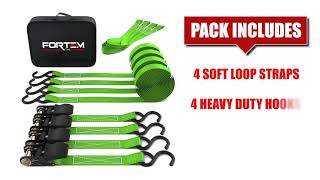 Fortem Premium Ratchet Straps