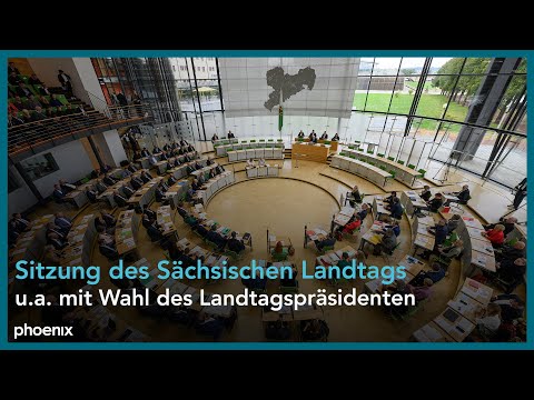 Konstituierende Sitzung des 8. Sächsischen Landtags u.a. mit Wahl des Landtagspräsidenten
