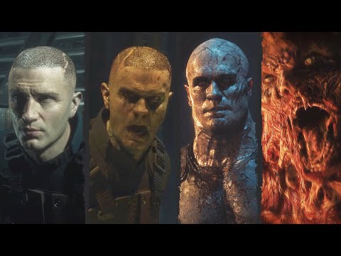 From Human to Mutant - Captain Ferris Transformation Progression Scenes - All Captain Ferris Scenes