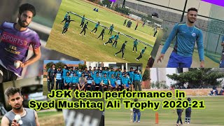 J&K team performance in Syed Mushtaq Ali Trophy 2020-21 | JKSportstime