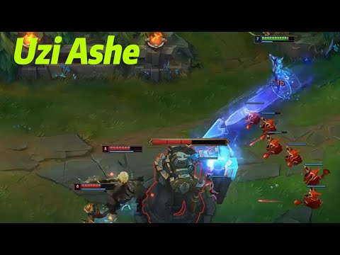 UZI ASHE VS EZREAL, HIS ASHE MECHANIC IS SO CLEAN!