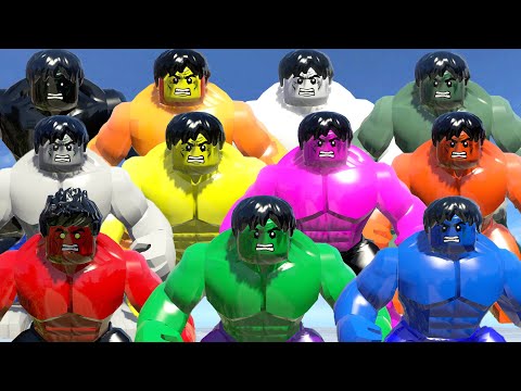 10 Amazing Hulk Colors in LEGO Video Games
