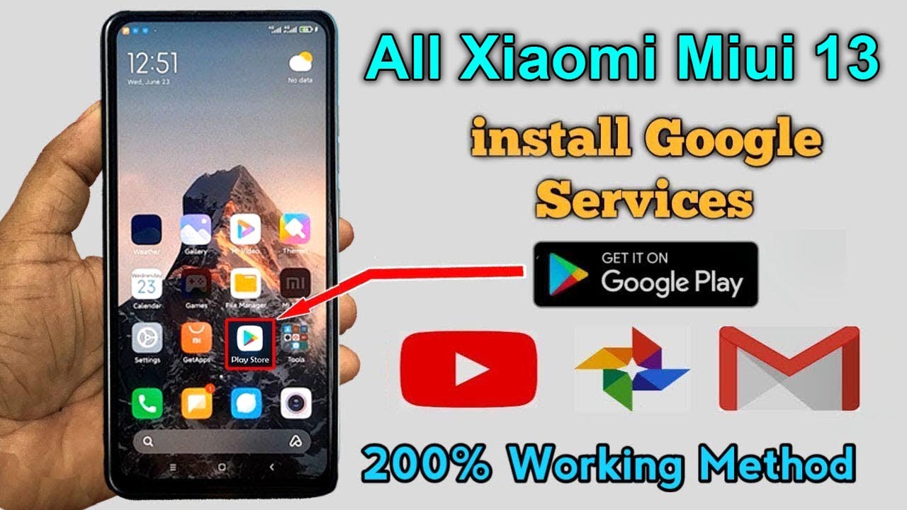 Xiaomi Miui 13 Google Play Store Install | Redmi Google Play Store Install on Miui 13 China Version