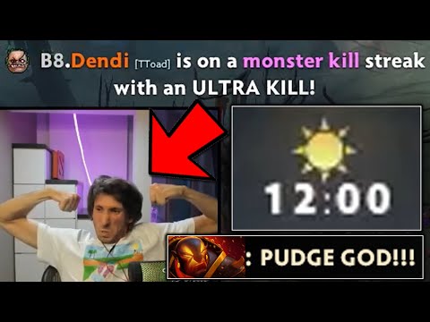 DENDI Pudge Stream ►12Mins Ultra Kill in 7.31d God Mode!