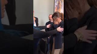 Abbraccio tra Serena Rossi e Loredana Bertè - film IO SONO MIA