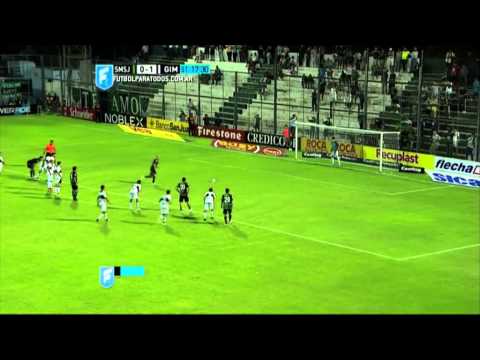 Gol de Vera. San Martín (SJ) 1 - Gimnasia 1. Primera División 2015. FPT.