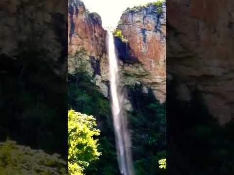 Cachoeira da Vitoria, Itambé do Mato dentro MG. 70mts de emoção #cachoeiras #trilhas