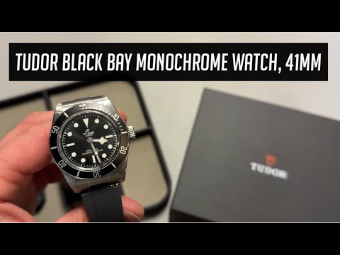 TUDOR BLACK BAY MONOCHROME WATCH, 41MM 