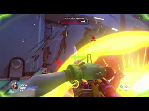 Overwatch MP gameplay (June 2016) pt15 - Switching Up to Junkrat!