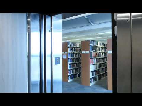 Modded!  Dover Impulse hydraulic elevator at ID Weeks Library, USD, Vermillion SD