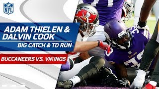 Adam Thielen&#39;s Amazing Catch Sets Up Dalvin Cook&#39;s TD Dive! | Bucs vs. Vikings | NFL Wk 3 Highlights