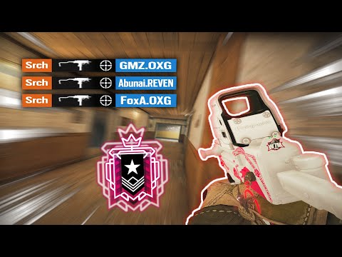 How a CHAMPION RUSHES PRO PLAYERS Ranked Highlights - Rainbow Six Siege