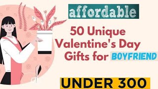 Top 50 Valentine's Day Gift Ideas For Boyfriend Under Rs.300 | Valentine's Day gifts For Him 2022