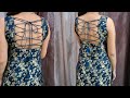 Back Less Kurti Neck Design Making Creativesew