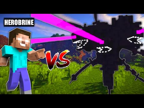 Minecraft | Herobrine Vs Wither Storm , Demon Wither | Oggy And Jack | Minecraft Pe | In Hindi |