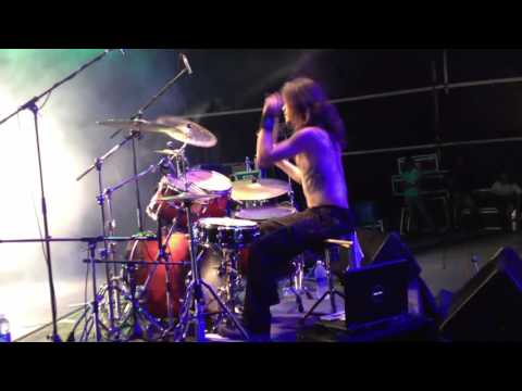 Suidakra- Pendragon's Fall Live (Drumcam) - Bangalore Open Air 2012, India