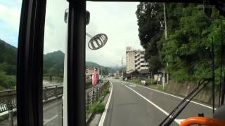 preview picture of video '2014青春18きっぷの旅Part51・名松線代行バス家城⇒伊勢奥津[前景]'