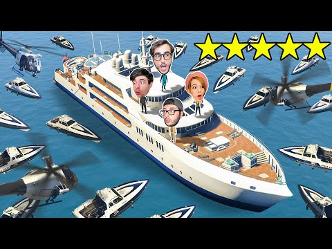 SOPRAVVIVO ALLE 5 STELLE DI POLIZIA SULLO YACHT! - Gta 5