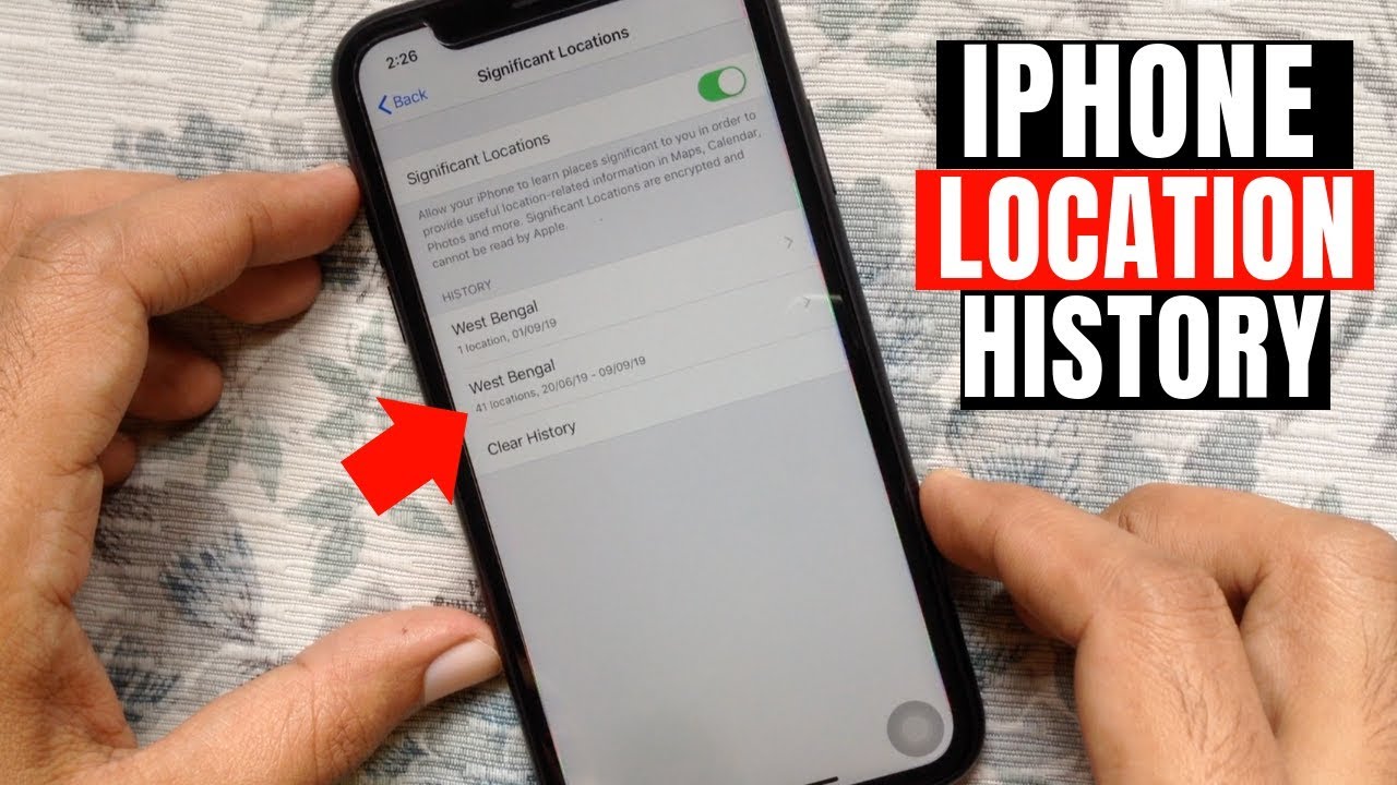 How to know the last locations of a cell phone?
