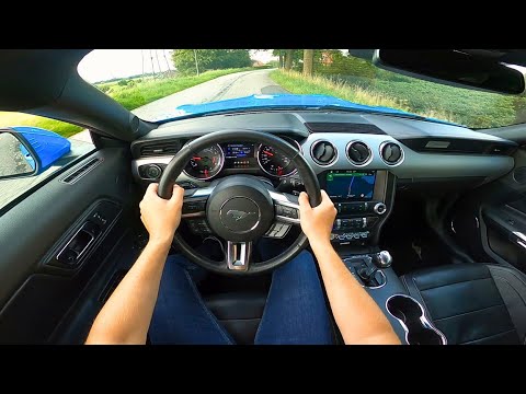 2017 Ford Mustang GT V8 5.0 Fastback - review & pov test drive #ford #mustang #fordmustang