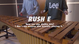 별로 빠르지 않은 Rush E - Pulse Marimba Cover