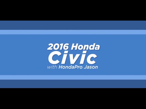 Honda Lane Watch | 2016 Honda Civic | Bill Cole Honda