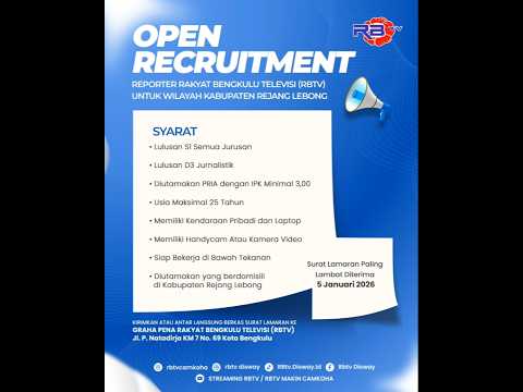 Open Recruitment Reporter RBTV