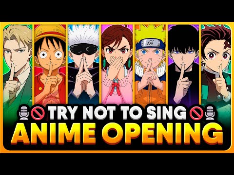 TRY NOT TO SING OR DANCE! 🚫🗣️ (ANIME EDITION)