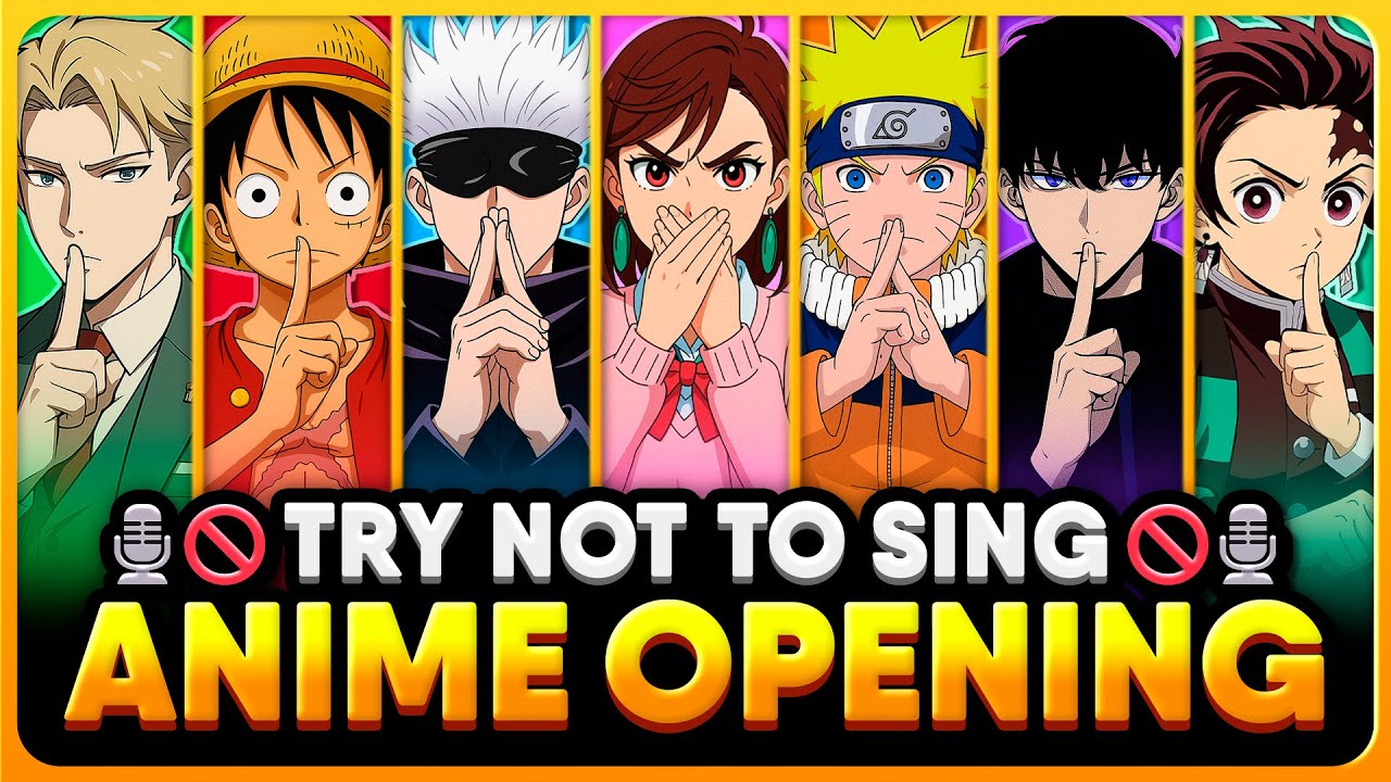TRY NOT TO SING OR DANCE! (ANIME EDITION) ⭐ 150 Legendary Anime Openings ⭐